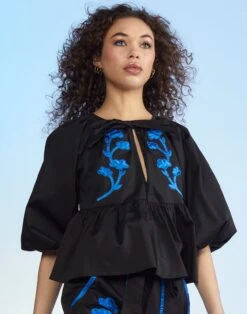 CYNTHIA ROWLEY Annabelle Cotton Blouse