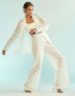 CYNTHIA ROWLEY3D Embroidered Tulle Pants -Cynthia Rowley Shop 3D Embroidered Tulle Pants 20230923002655