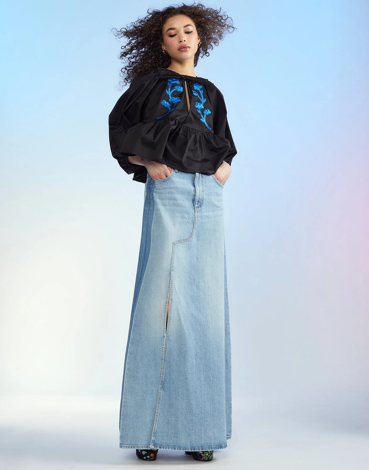 CYNTHIA ROWLEY Annabelle Cotton Blouse 6 CYNTHIA ROWLEY Annabelle Cotton Blouse - Image 6