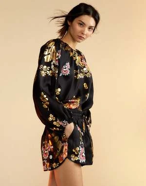 CYNTHIA ROWLEYAlice Silk Shorts - FRLMU 2 CYNTHIA ROWLEYAlice Silk Shorts - FRLMU - Image 2