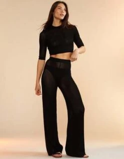 CYNTHIA ROWLEYAllegra Crochet Knit Pant