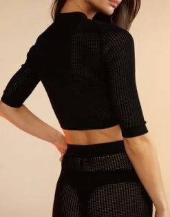 CYNTHIA ROWLEYAllegra Crochet Knit Top -Cynthia Rowley Shop Allegra Crochet Knit Top 20230822000046 2