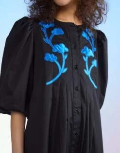 CYNTHIA ROWLEYAnnabelle Cotton Maxi Dress - Black -Cynthia Rowley Shop Annabelle Cotton Maxi Dress 20230222224526 3