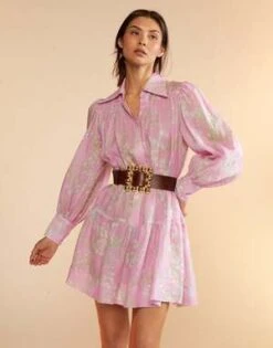 CYNTHIA ROWLEYBaby's Breath Shirt Dress - LTPNK -Cynthia Rowley Shop Baby s Breath Shirt Dress 20230729224821 1