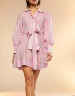 CYNTHIA ROWLEYBaby's Breath Shirt Dress - LTPNK -Cynthia Rowley Shop Baby s Breath Shirt Dress 20230729224822 1