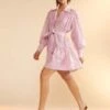 CYNTHIA ROWLEYBaby's Breath Shirt Dress - LTPNK