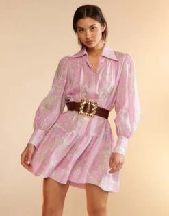 CYNTHIA ROWLEYBaby's Breath Shirt Dress - LTPNK -Cynthia Rowley Shop Baby s Breath Shirt Dress 20230729224822 3