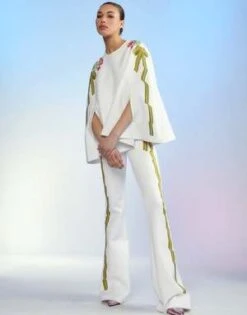 CYNTHIA ROWLEYBonded Fit And Flare Pant -Cynthia Rowley Shop Bonded Fit and Flare Pant 20230324225728 1