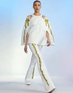 CYNTHIA ROWLEYBonded Fit And Flare Pant -Cynthia Rowley Shop Bonded Fit and Flare Pant 20230324225728