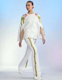 CYNTHIA ROWLEYBonded Fit And Flare Pant -Cynthia Rowley Shop Bonded Fit and Flare Pant 20230324225728 4