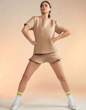 CYNTHIA ROWLEYBonded Mini Skirt 6 CYNTHIA ROWLEYBonded Mini Skirt - Image 6