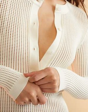 CYNTHIA ROWLEYBondi Crochet Knit Dress 10 CYNTHIA ROWLEYBondi Crochet Knit Dress - Image 10