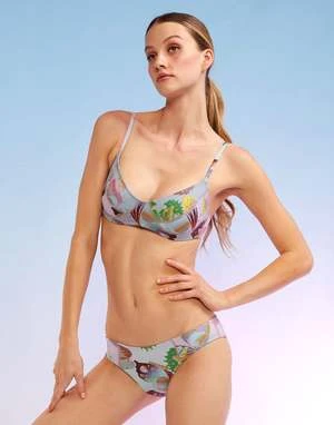 CYNTHIA ROWLEYButterfly Wings Bikini Bottom - Blue Multi Butterfly 1 CYNTHIA ROWLEYButterfly Wings Bikini Bottom - Blue Multi Butterfly