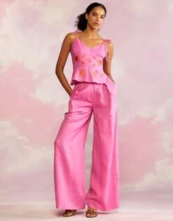 CYNTHIA ROWLEYCapri Cami Tank - Hot Pink 8 CYNTHIA ROWLEYCapri Cami Tank - Hot Pink -Cynthia Rowley Shop Capri Cami Tank 20230603010212 1