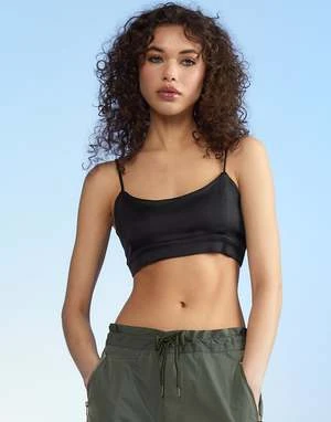 CYNTHIA ROWLEYCasey Satin Bralette - Black 1 CYNTHIA ROWLEYCasey Satin Bralette - Black