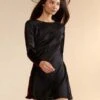 CYNTHIA ROWLEYCharlotte Silk Dress - Black
