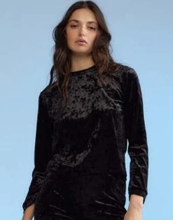 CYNTHIA ROWLEYCrushed Velvet Pullover - Back 10 CYNTHIA ROWLEYCrushed Velvet Pullover - Back -Cynthia Rowley Shop Crushed Velvet Pullover 20221229175601 2