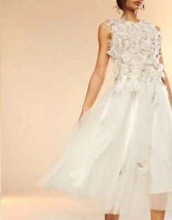 CYNTHIA ROWLEYButterfly Tulle Skirt - White -Cynthia Rowley Shop Cynthia Rowley Butterfly Tulle Skirt white 20230815233606 1