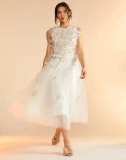 CYNTHIA ROWLEYButterfly Tulle Skirt - White -Cynthia Rowley Shop Cynthia Rowley Butterfly Tulle Skirt white 20230815233606 2