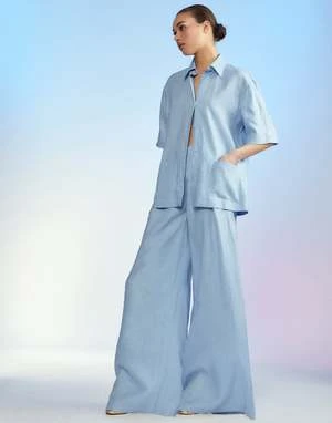 CYNTHIA ROWLEYCapri Linen Pants 2 CYNTHIA ROWLEYCapri Linen Pants - Image 2