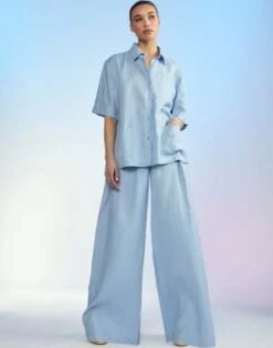 CYNTHIA ROWLEYCapri Linen Pants