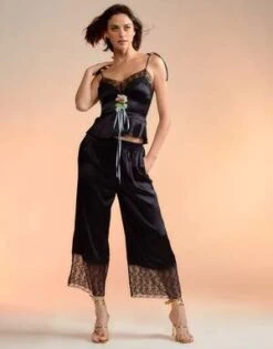 CYNTHIA ROWLEYIris Silk Pant - Black 6 CYNTHIA ROWLEYIris Silk Pant - Black -Cynthia Rowley Shop Cynthia Rowley Iris Silk Pant Black 20230729225148