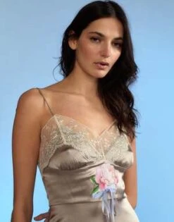 CYNTHIA ROWLEYIris Silk Slip Dress - TAUPE -Cynthia Rowley Shop Cynthia Rowley Iris Silk Slip Dress Taupe 20221221162618 1