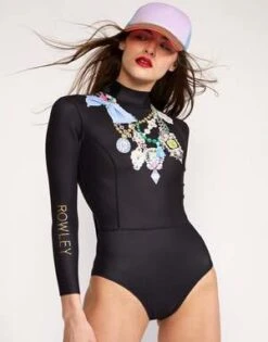 CYNTHIA ROWLEYJewel Necklace Wetsuit - Black