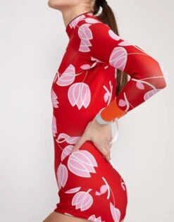 CYNTHIA ROWLEYMaddie Tulip Wetsuit - PNKRD -Cynthia Rowley Shop Cynthia Rowley Maddie Graphic Tulip Wetsuit PNKRD 20201204214841 1