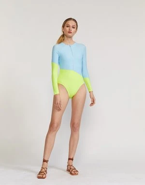 CYNTHIA ROWLEYNazare Colorblock Surfsuit - BLUYE 1 CYNTHIA ROWLEYNazare Colorblock Surfsuit - BLUYE