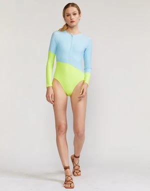 CYNTHIA ROWLEYNazare Colorblock Surfsuit - BLUYE 4 CYNTHIA ROWLEYNazare Colorblock Surfsuit - BLUYE - Image 4
