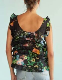 CYNTHIA ROWLEYNola Ruffle Tank Blouse -Cynthia Rowley Shop Cynthia Rowley Nola Ruffle Tank Blouse 20230729225341