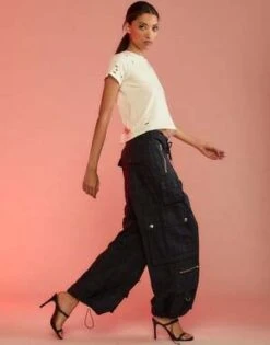 CYNTHIA ROWLEYPlaid Cargo Pants - Black/White 15 CYNTHIA ROWLEYPlaid Cargo Pants - Black/White -Cynthia Rowley Shop Cynthia Rowley Plaid Cargo Pants Black White 20231017233714