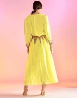 CYNTHIA ROWLEYSelene Sequin Skirt - Yellow -Cynthia Rowley Shop Cynthia Rowley Selene Sequin Skirt Yellow 20230307222044