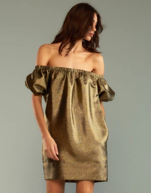 CYNTHIA ROWLEYElectra Dress - Metallic 5 CYNTHIA ROWLEYElectra Dress - Metallic - Image 5