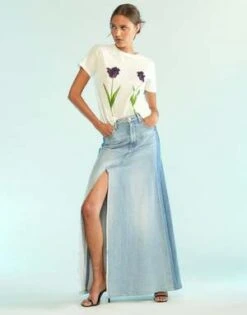 CYNTHIA ROWLEYEveryday Tees - White/Burgundy -Cynthia Rowley Shop Everyday Tees 20231012021833 2