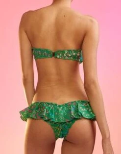 CYNTHIA ROWLEYFlirt Cotton Bikini Bottom - Green Floral -Cynthia Rowley Shop Flirt Cotton Bikini Bottom 20220617225840 3