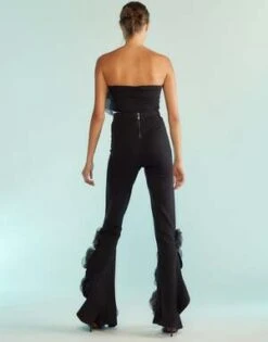 CYNTHIA ROWLEYFlora Flare Pants - Black -Cynthia Rowley Shop Flora Flare Pants 20231006211959 4