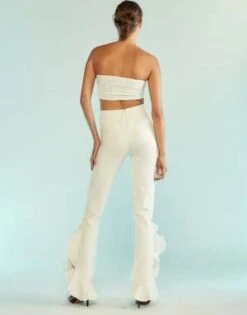 CYNTHIA ROWLEYFlora Flare Pants - White -Cynthia Rowley Shop Flora Flare Pants 20231006212003