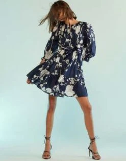 CYNTHIA ROWLEYGaia Dress - Navy/White