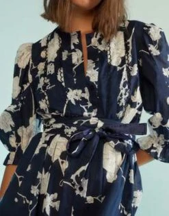 CYNTHIA ROWLEYGaia Dress - Navy/White -Cynthia Rowley Shop Gaia Dress 20230829224804 1