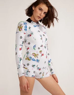 CYNTHIA ROWLEYGarden Floral High Tide Wetsuit - White Bouquet 1 CYNTHIA ROWLEYGarden Floral High Tide Wetsuit - White Bouquet