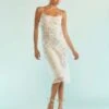 CYNTHIA ROWLEYGisele Beaded Dress - White