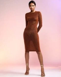 CYNTHIA ROWLEYGlitter Tease Dress -Cynthia Rowley Shop Glitter Tease Dress 20221117003104