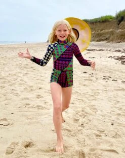 CYNTHIA ROWLEY Mia Daisy Patchwork Kids Wetsuit -Cynthia Rowley Shop IMG 1650