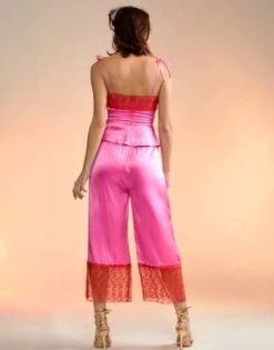 CYNTHIA ROWLEYIris Silk Pant - Pink -Cynthia Rowley Shop Iris Silk Pant 20221112050616 2