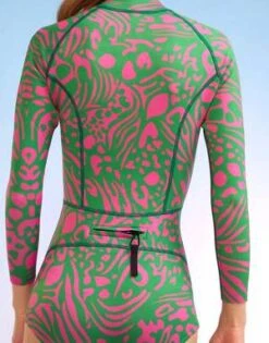 CYNTHIA ROWLEYKauai Wetsuit - Animal Green/Pink 12 CYNTHIA ROWLEYKauai Wetsuit - Animal Green/Pink -Cynthia Rowley Shop Kauai Wetsuit 20220509231130 1