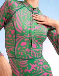 CYNTHIA ROWLEYKauai Wetsuit - Animal Green/Pink 13 CYNTHIA ROWLEYKauai Wetsuit - Animal Green/Pink -Cynthia Rowley Shop Kauai Wetsuit 20220509231130 2