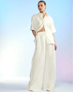 CYNTHIA ROWLEY Isola Linen Pants 11 CYNTHIA ROWLEY Isola Linen Pants -Cynthia Rowley Shop LINEN2copy