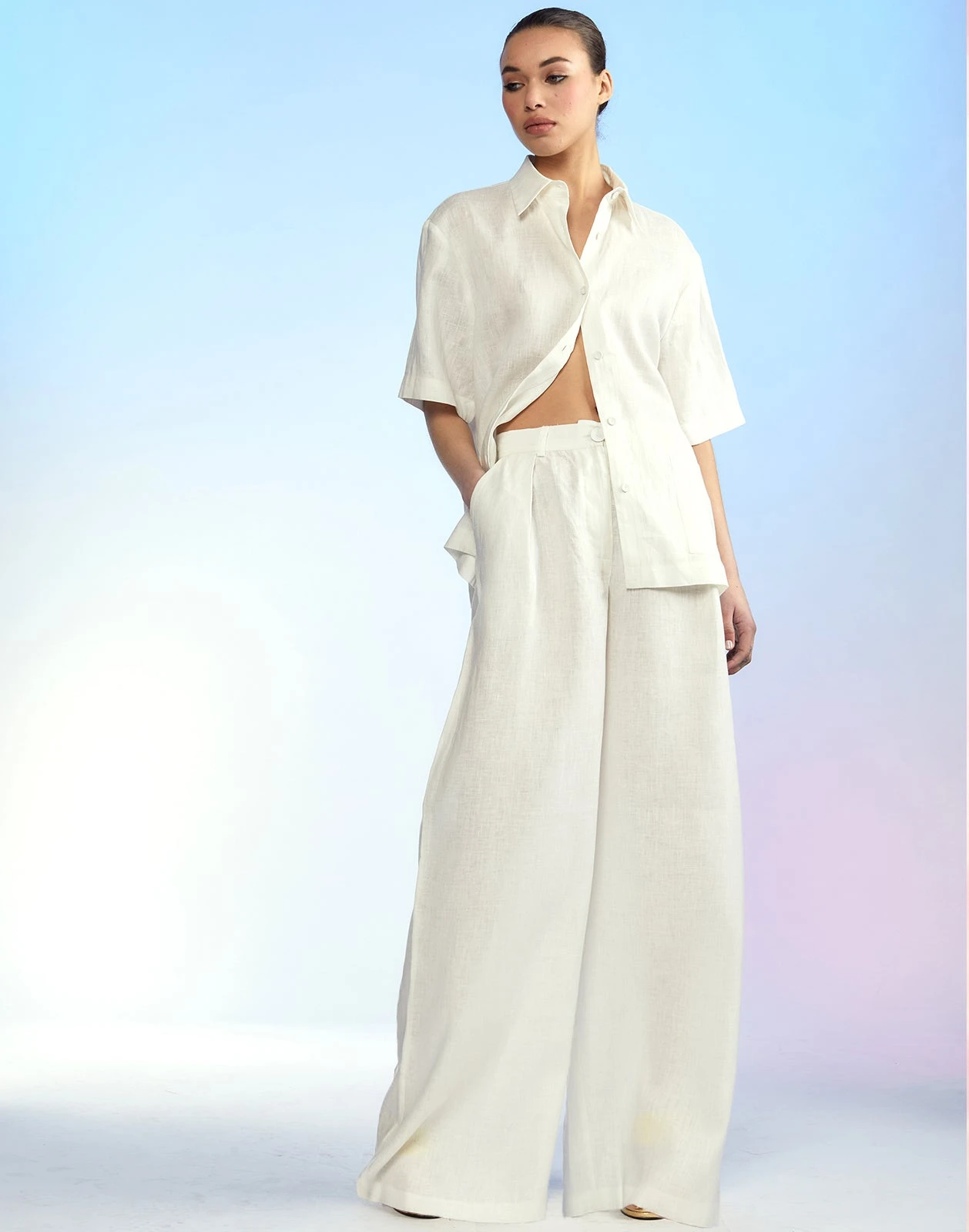 CYNTHIA ROWLEY Isola Linen Pants 4 CYNTHIA ROWLEY Isola Linen Pants - Image 4